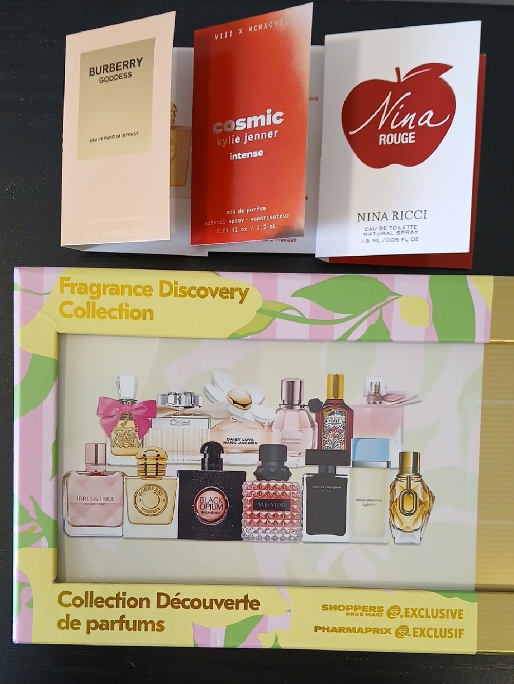 💕Fragrance Sampler Plus Extras Burberry Jenner Ricci Givenchy